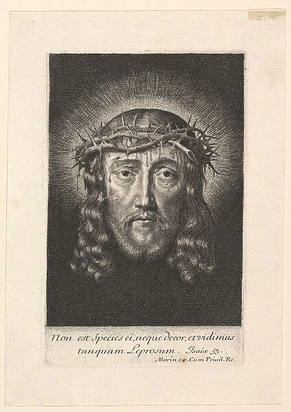 La sainte Face couronnee d epines, (petit format), early to mid 17th century