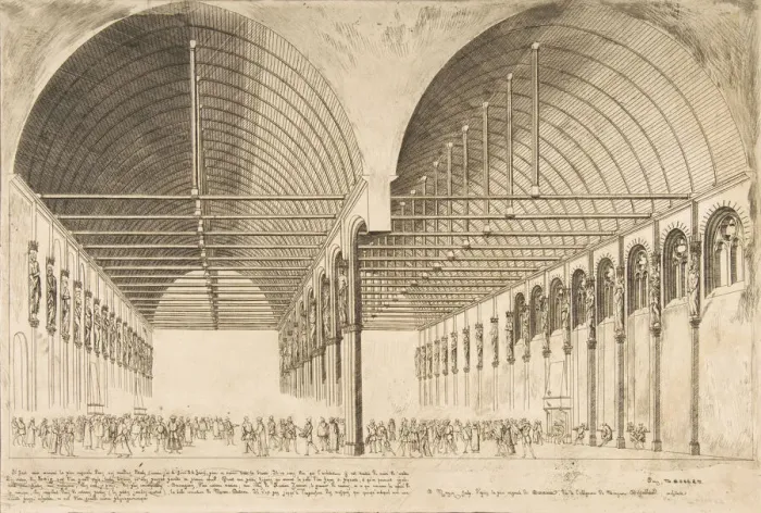Framed Print : La salle des pas-perdus a l ancien Palais de Justice (The antechamber of the Palais de Framed Print : La salle des pas-perdus a l ancien Palais de Justice (The antechamber of the Palais de