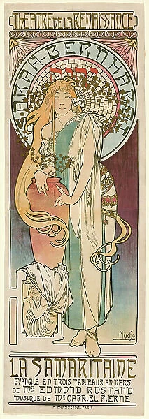 La Samaritaine, 1897. Creator: Alphonse Mucha
