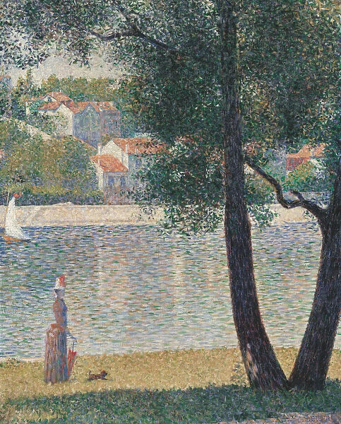 La Seine a Courbevoie, 1885. Creator: Seurat, Georges Pierre (1859-1891)