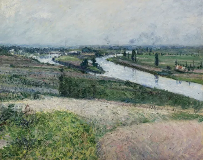 Framed Print : La Seine a la pointe d Epinay, c1888 Framed Print : La Seine a la pointe d Epinay, c1888