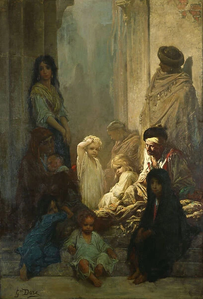 La Siesta, Memory of Spain, c. 1868. Artist: Dore, Gustave (1832-1883)