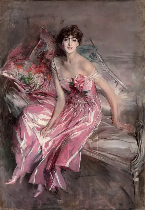 Framed Print : La signora in rosa Framed Print : La signora in rosa
