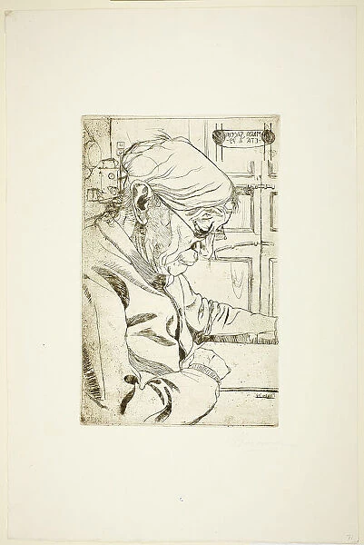 La Signora Sacchi, 1907. Creator: Umberto Boccioni