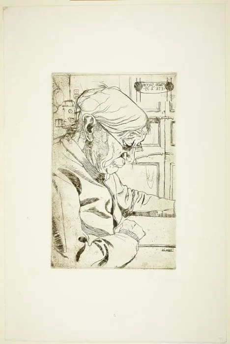Framed Print : La Signora Sacchi, 1907. Creator: Umberto Boccioni Framed Print : La Signora Sacchi, 1907. Creator: Umberto Boccioni