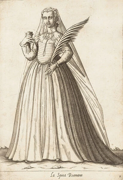 La Sposa Romana (Bride), ca. 1580. Creator: Attributed to Pietro Bertelli