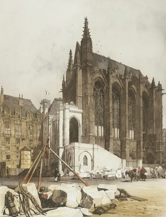 Framed Print : La Ste. Chapelle, Paris, 1839. Creator: Thomas Shotter Boys Framed Print : La Ste. Chapelle, Paris, 1839. Creator: Thomas Shotter Boys