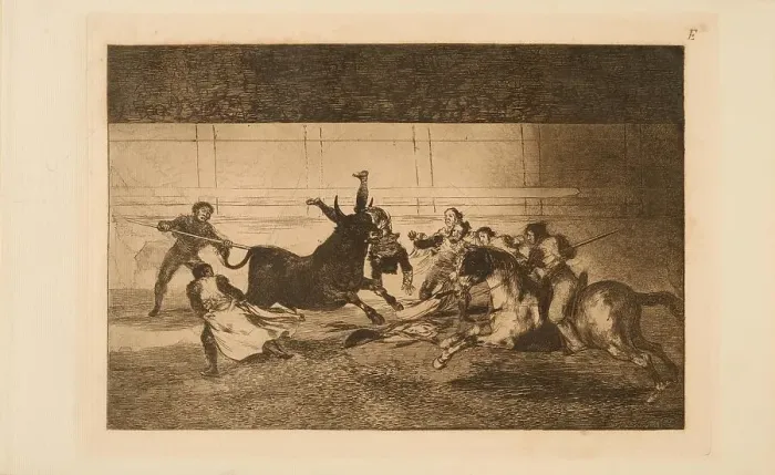 Framed Print : La Tauromaquia: The Death of Pepe Illo, 1815-1816. Creator: Goya, Francisco, de (1746-1828) Framed Print : La Tauromaquia: The Death of Pepe Illo, 1815-1816. Creator: Goya, Francisco, de (1746-1828)