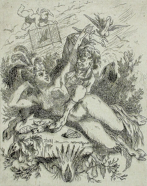 La Tentation, 1867. Creator: Félicien Rops