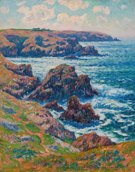Framed Print : La terre de Cleden, Point de Raz, Finistere, 1911 Framed Print : La terre de Cleden, Point de Raz, Finistere, 1911