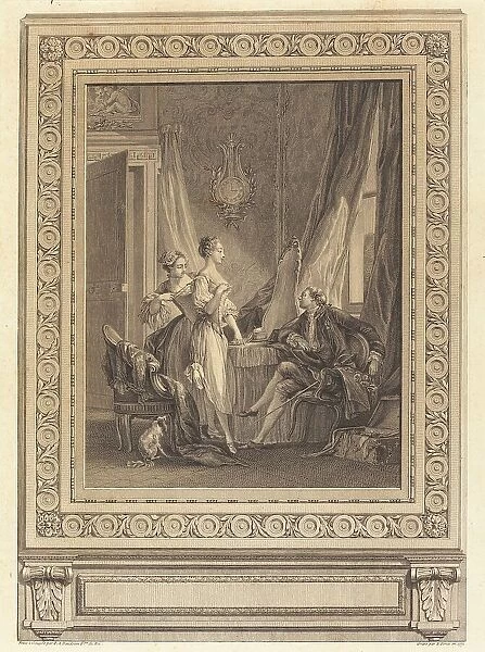 La toilette, 1771. Creators: Nicolas Ponce, Charles Nicolas Cochin