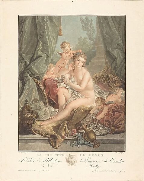 La toilette de Venus, 1783. Creator: Jean Francois Janinet
