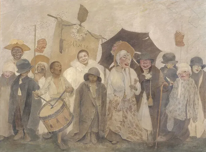 Framed Print : La Vachalcade. Artist: Pelez, Fernand (1848-1913) Framed Print : La Vachalcade. Artist: Pelez, Fernand (1848-1913)