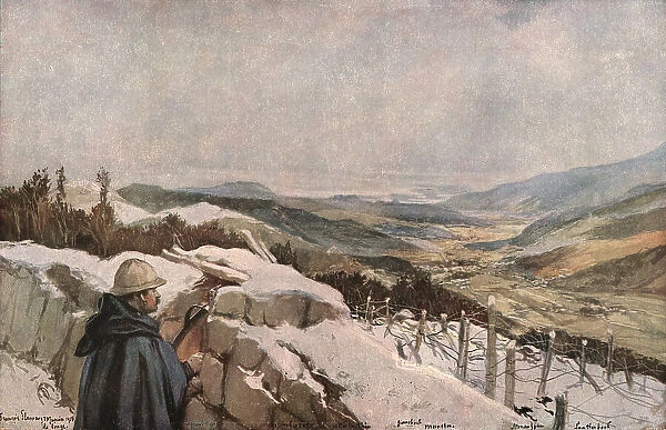 La vallee de Munster, 1916. Creator: Francois Flameng