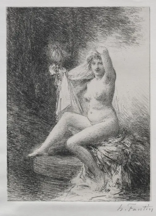 Framed Print : La verite, 1900. Creator: Henri Fantin-Latour (French, 1836-1904) Framed Print : La verite, 1900. Creator: Henri Fantin-Latour (French, 1836-1904)