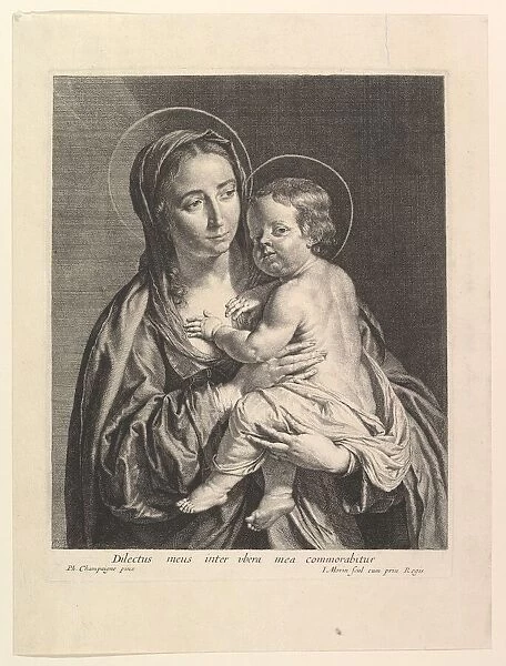 La Vierge a l enfant. Creator: Jean Morin