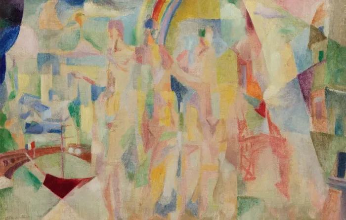 Framed Print : La ville de Paris, Esquisse, 1911-1912. Creator: Delaunay, Robert (1885-1941) Framed Print : La ville de Paris, Esquisse, 1911-1912. Creator: Delaunay, Robert (1885-1941)