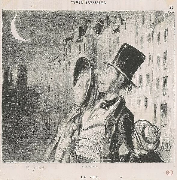La Vue, 19th century. Creator: Honore Daumier