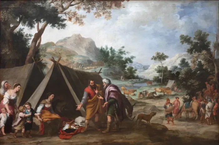 Framed Print : Laban Searching for his Stolen Household Gods, c