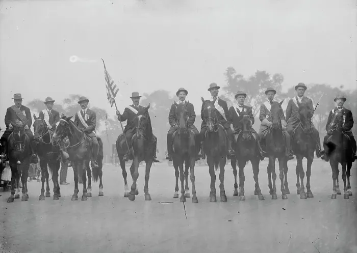 Framed Print : Labor Day parade, between c1910 and c1915. Creator: Bain News Service Framed Print : Labor Day parade, between c1910 and c1915. Creator: Bain News Service