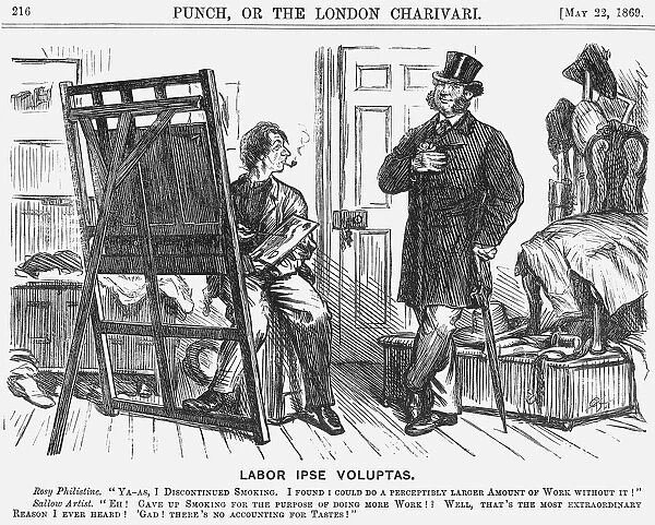 Labor Ipse Voluptas, 1869. Artist: Charles Samuel Keene