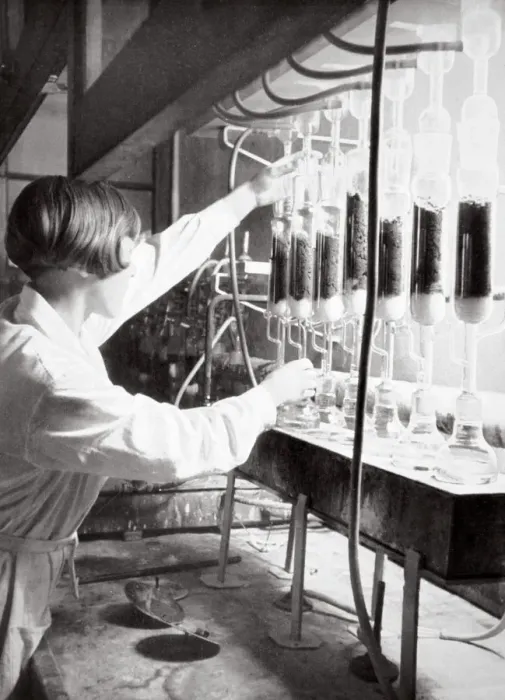 Framed Print : Laboratory research work, Germany, 1936 Framed Print : Laboratory research work, Germany, 1936