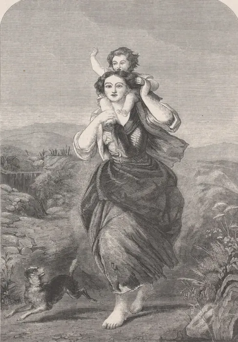 Framed Print : A Labour of Love, from Illustrated London News, March 24, 1860 Framed Print : A Labour of Love, from Illustrated London News, March 24, 1860