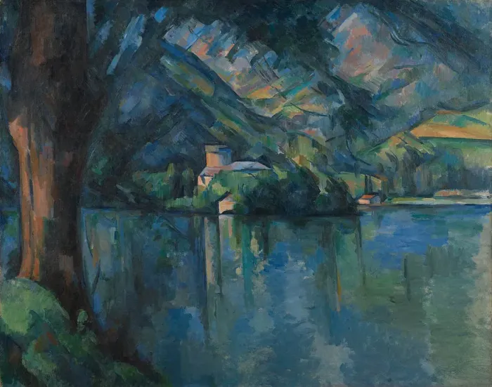 Framed Print : Lac d Annecy, 1896. Creator: Cezanne, Paul (1839-1906) Framed Print : Lac d Annecy, 1896. Creator: Cezanne, Paul (1839-1906)