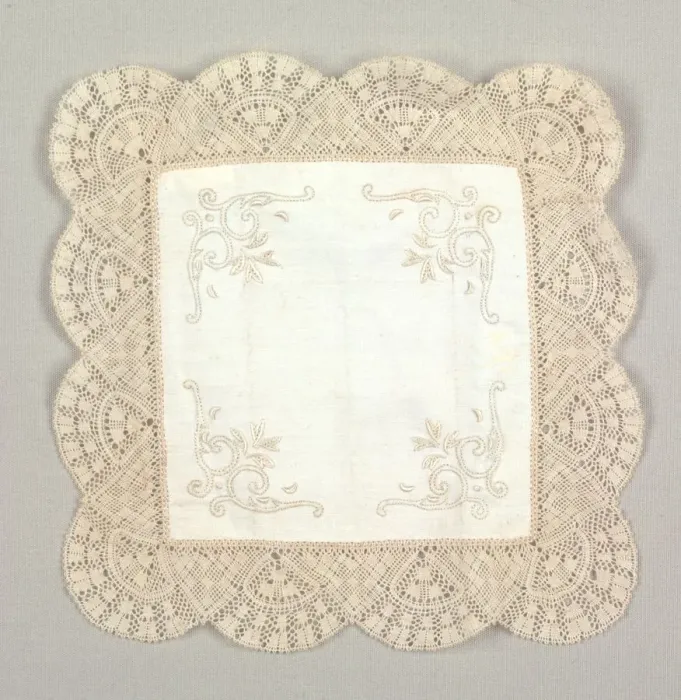 Framed Print : Lace, 19th century. Creator: Unknown Framed Print : Lace, 19th century. Creator: Unknown