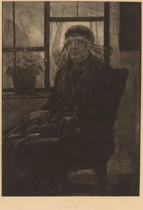 Framed Print : Lace appraiser (L Experte en Dentelles), 1876. Creator: Felicien Rops Framed Print : Lace appraiser (L Experte en Dentelles), 1876. Creator: Felicien Rops