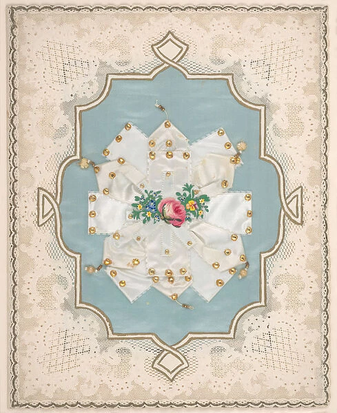 Lace Paper Valentine, ca. 1855. Creator: Esther Howland