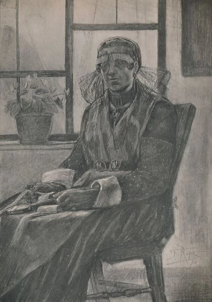 The Lacemaker, 1946. Artist: Felicien Joseph Victor Rops