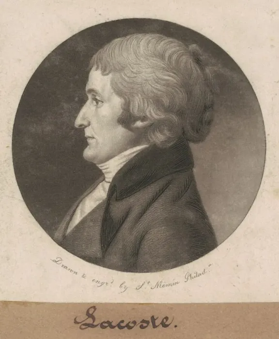 Framed Print : Lacoste, 1802. Creator: Charles Balthazar Julien Fevret de Saint-Memin Framed Print : Lacoste, 1802. Creator: Charles Balthazar Julien Fevret de Saint-Memin
