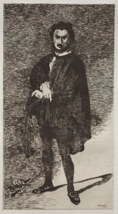 Framed Print : Lacteur tragique. Creator: Edouard Manet (French, 1832-1883) Framed Print : Lacteur tragique. Creator: Edouard Manet (French, 1832-1883)