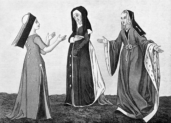Ladies costume, early 16th century, (1910)