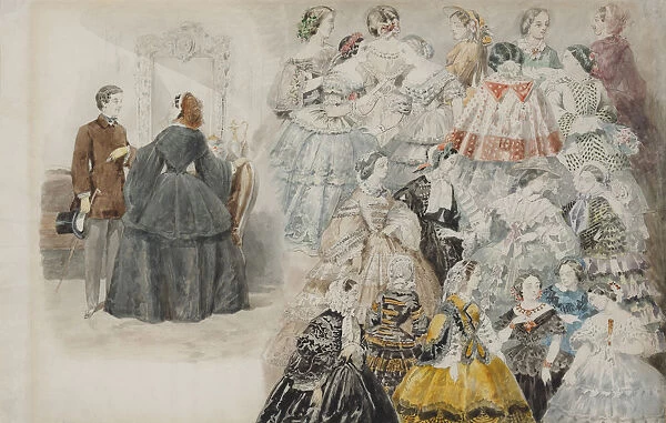 Ladies Fashion, End 1840s