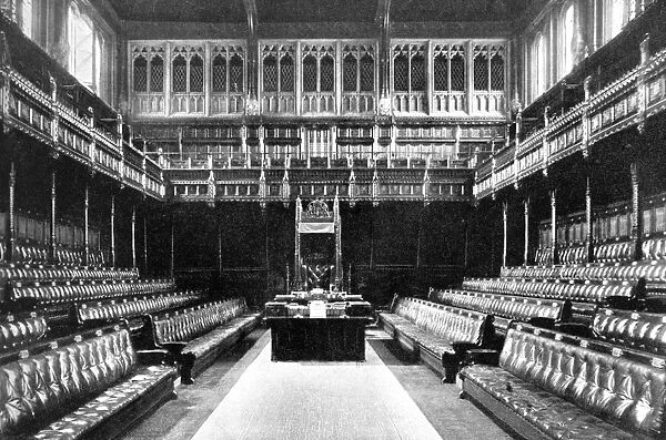 Ladies Grille above the Reporters Gallery, House of Commons, Westminster, London, c1905