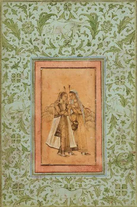 Framed Print : Ladies Sharing Wine, early 18th century. Creator: Unknown