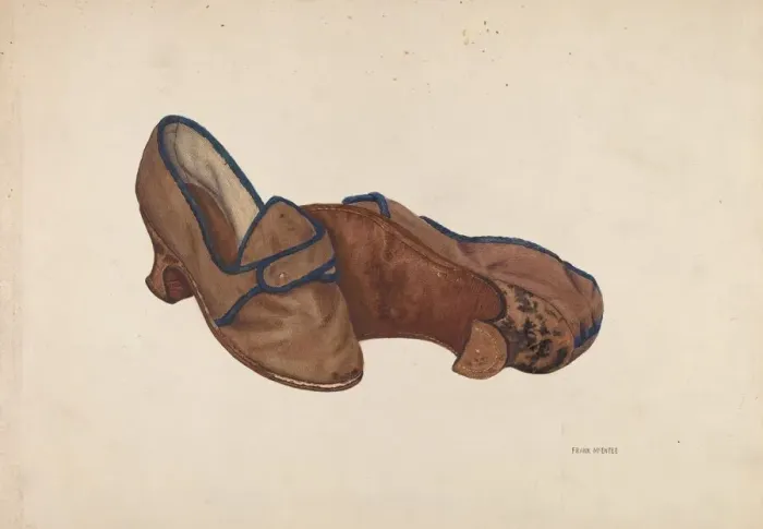 Framed Print : Ladies Slippers, c. 1939. Creator: Frank McEntee Framed Print : Ladies Slippers, c. 1939. Creator: Frank McEntee