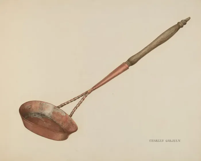 Framed Print : Ladle, c. 1939. Creator: Charles Garjian