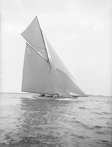 The Lady Anne 15-metre cutter, 1913. Creator: Kirk & Sons of Cowes