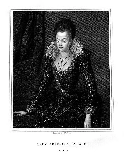 Lady Arabella Stuart, Duchess of Somerset, (1826). Artist: TA Dean