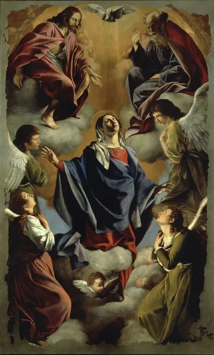 Framed Print : Our Lady of the Assumption, 1605-1607. Creator: Gentileschi, Orazio (1563-1638) Framed Print : Our Lady of the Assumption, 1605-1607. Creator: Gentileschi, Orazio (1563-1638)