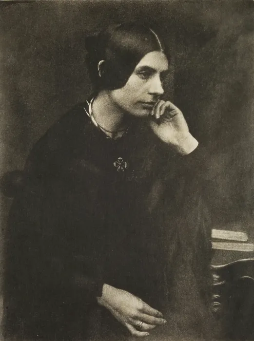 Framed Print : Lady in Black, between 1843 and 1847. Creator: David Octavius Hill Framed Print : Lady in Black, between 1843 and 1847. Creator: David Octavius Hill