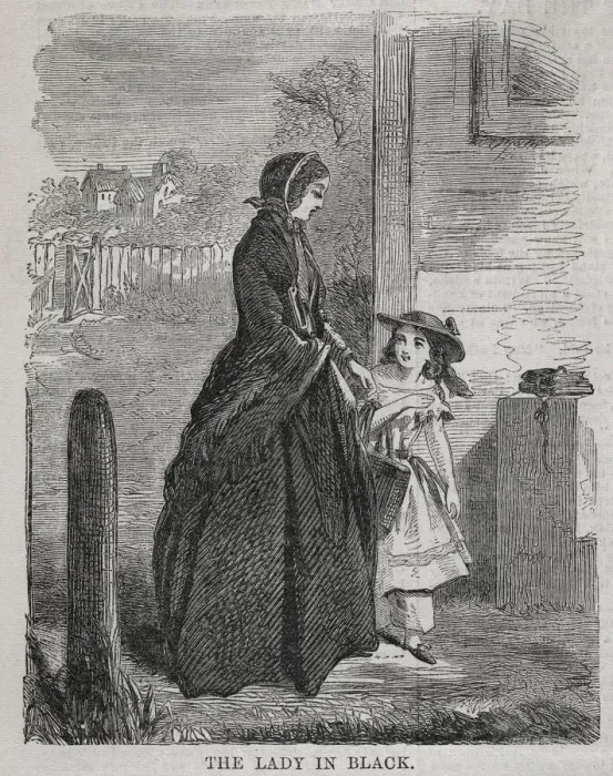 Framed Print : The Lady in Black, 1860. Creator: Winslow Homer (American, 1836-1910) Framed Print : The Lady in Black, 1860. Creator: Winslow Homer (American, 1836-1910)