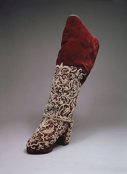 Lady boot, Second Half of the 17th cen Artist: Russian master