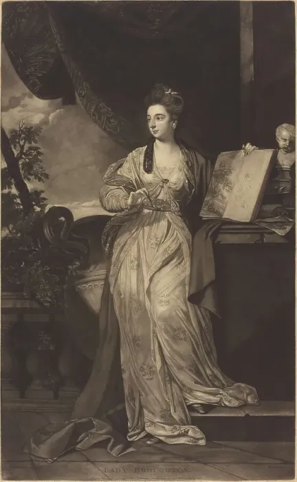 Framed Print : Lady Broughton, 1770. Creator: Thomas Watson Framed Print : Lady Broughton, 1770. Creator: Thomas Watson