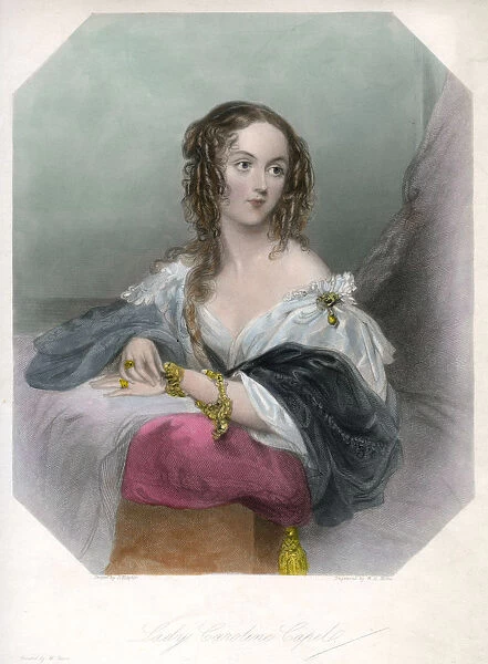 Lady Caroline Capel, c1800-1820Artist: John Hayter