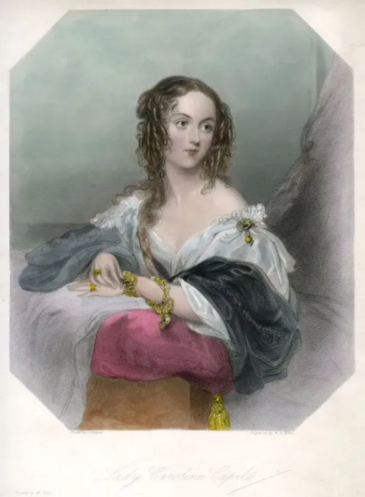 Framed Print : Lady Caroline Capel, c1800-1820Artist: John Hayter Framed Print : Lady Caroline Capel, c1800-1820Artist: John Hayter
