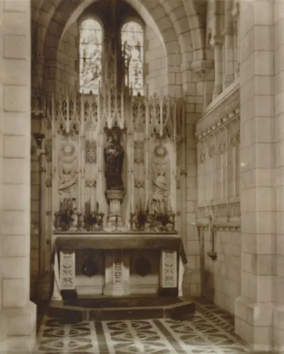 Framed Print : Lady Chapel, Buckfast Abbey, late 19th-early 20th century Framed Print : Lady Chapel, Buckfast Abbey, late 19th-early 20th century